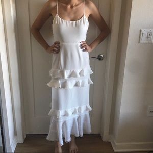 Lover + Friends white dress